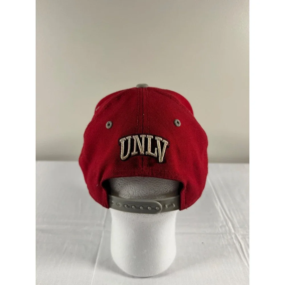 90s Vintage New Era UNLV Runnin Rebels Wool Snapback Hey Reb Mascot Mens NCAA